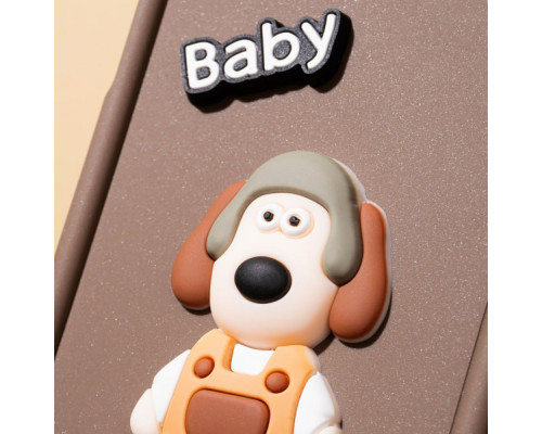 Чохол Pretty Things Case Samsung Galaxy A34 brown/fluffy white 2003000225327