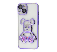 Чохол Shining Bear Case iPhone 14 purple 2001000935567
