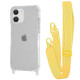Чохол WAVE Clear Case with Strap iPhone 11 yellow 2001001941628