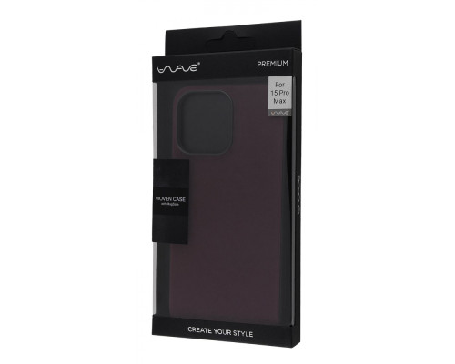 Чохол WAVE Premium Woven Case with Magnetic Ring iPhone 15 Pro Max black 2001001749156