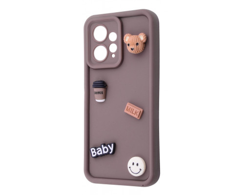 Чохол Pretty Things Case Xiaomi Redmi Note 12 4G brown/bear