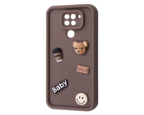 Чохол Pretty Things Case Xiaomi Redmi Note 9 brown/bear
