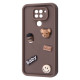 Чохол Pretty Things Case Xiaomi Redmi Note 9 brown/bear