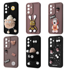 Чохол Pretty Things Case Samsung Galaxy S24 brown/fluffy white