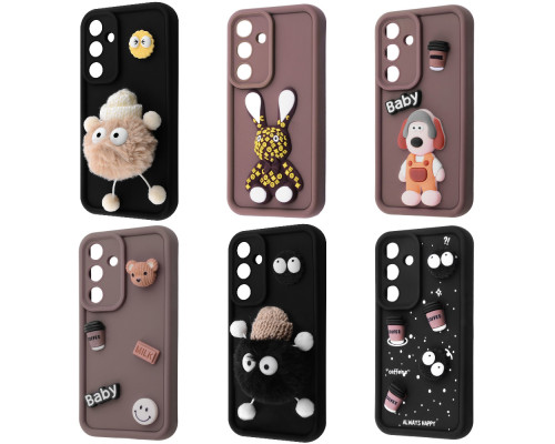 Чохол Pretty Things Case Samsung Galaxy S24 brown/fluffy white