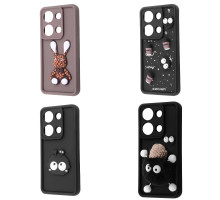 Чохол Pretty Things Case Xiaomi Redmi Note 13 Pro 4G/Poco M6 Pro 4G/Redmi Note 14s brown/fluffy white 2003000225440
