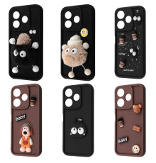 Чохол Pretty Things Case Xiaomi Redmi 13 4G/Poco M6 4G/Note 13R black