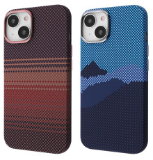 Чохол WAVE Gleam Case with Magnetic Ring iPhone 14 blue stripes 2003000253016