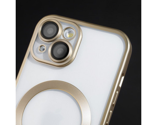 Чохол Metal Matte Case with Magnetic Ring iPhone 15 yellow 2001001799441