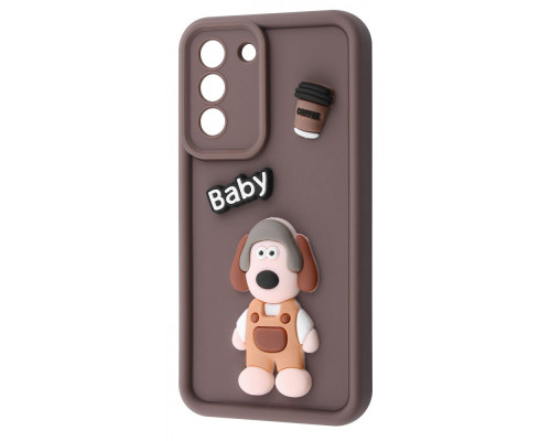 Чохол Pretty Things Case Samsung Galaxy S21 FE (G990B) brown/baby 2001001904296