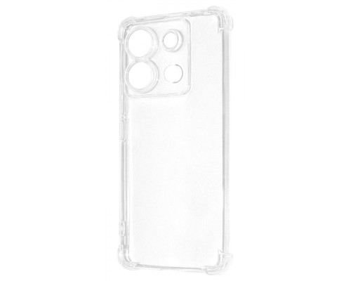 Чохол WXD Силікон 0.8 mm HQ Xiaomi Redmi Note 13 Pro 5G/Poco X6 5G clear