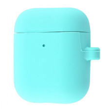 Чохол Silicone Case Slim with Carbine for AirPods 2 turquoise