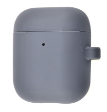 Чохол Silicone Case Slim with Carbine for AirPods 2 gray