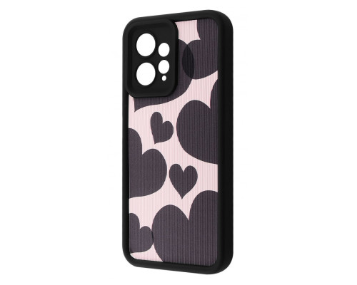 Чохол WAVE Artfull Case Xiaomi Redmi Note 12 4G black hearts