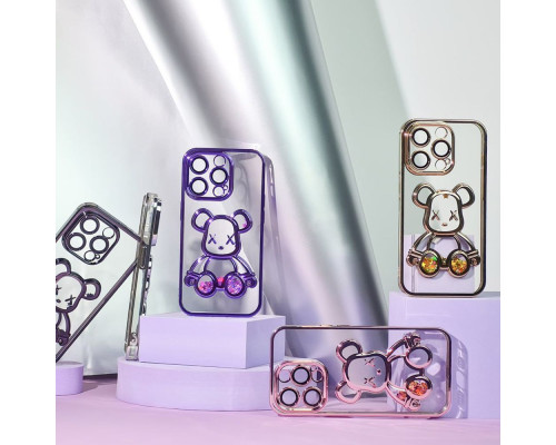 Чохол Shining Bear Case iPhone 13 Pro Max purple
