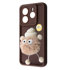 Чохол Pretty Things Case Xiaomi Redmi Note 14 Pro 4G brown/fluffy white 2003000228199
