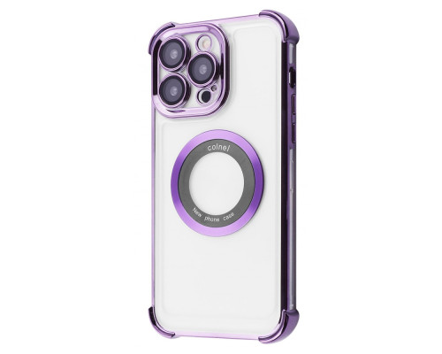 Чохол Glossy Case with Magnetic Ring iPhone 14 Pro Max purple