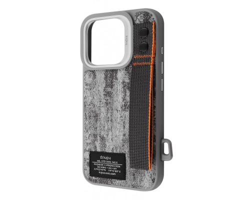 Чохол Kajsa Outdoor Collection Tie Dye with Magnetic Ring iPhone 16 Pro Max gray 2003000171099