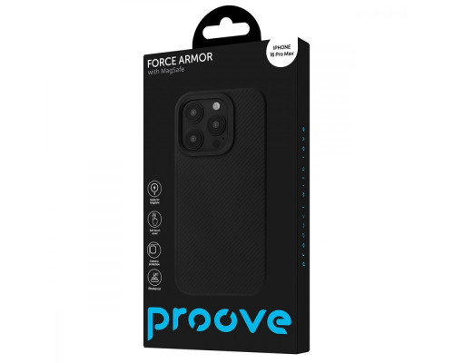 Чохол Proove Force Armor Case with Magnetic Ring iPhone 16 Pro Max black 2003000165999 6901114433477