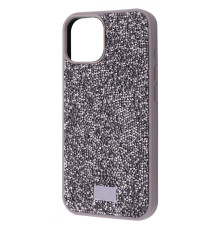 Чохол Bling World Rock Diamond (TPU) iPhone 14 gray titanium