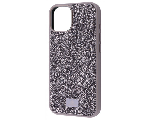 Чохол Bling World Rock Diamond (TPU) iPhone 14 gray titanium