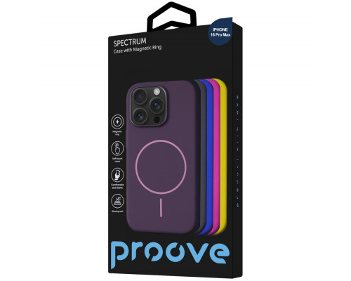 Чохол Proove Spectrum Case with Magnetic Ring iPhone 16 Pro Max arctic white 2003000279467 6901127872560