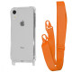 Чохол WAVE Clear Case with Strap iPhone Xr orange 2001001941512