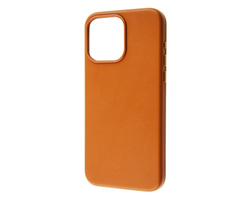 Чохол WAVE Premium Leather Edition Case with Magnetic Ring iPhone 15 orange 2001001446185