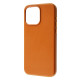 Чохол WAVE Premium Leather Edition Case with Magnetic Ring iPhone 15 orange 2001001446185