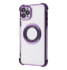 Чохол Glossy Case with Magnetic Ring iPhone 12 Pro Max purple