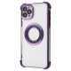 Чохол Glossy Case with Magnetic Ring iPhone 12 Pro Max purple
