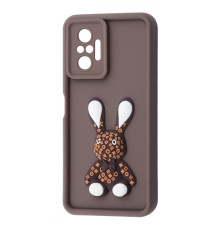 Чохол Pretty Things Case Xiaomi Redmi Note 10 Pro brown/rabbit 2001001904814