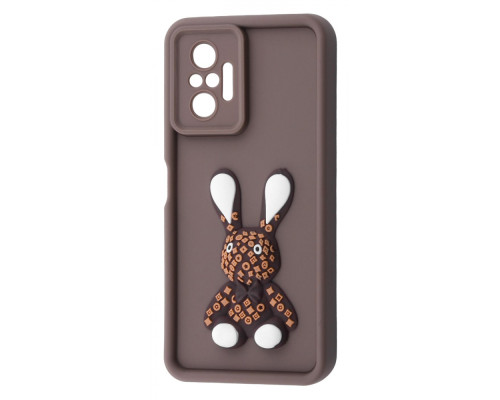 Чохол Pretty Things Case Xiaomi Redmi Note 10 Pro brown/rabbit 2001001904814