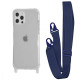 Чохол WAVE Clear Case with Strap iPhone 12/12 Pro midnight blue