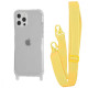 Чохол WAVE Clear Case with Strap iPhone 12/12 Pro yellow 2001001941727