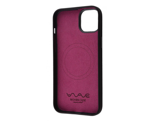 Чохол WAVE Premium Woven Case with Magnetic Ring iPhone 15 Plus mulberry 2001001749026