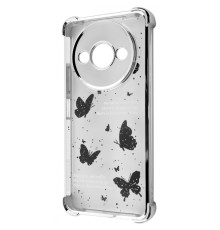 Чохол WAVE Winkie Xiaomi Redmi A3 silver/butterfly 2003000259919