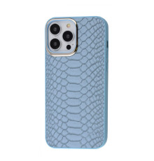 Чохол Kajsa Snake Pattern iPhone 13 Pro Max sierra blue