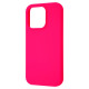 Чохол WAVE Full Silicone Cover iPhone 15 Pro Max bright pink