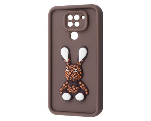 Чохол Pretty Things Case Xiaomi Redmi Note 9 brown/rabbit