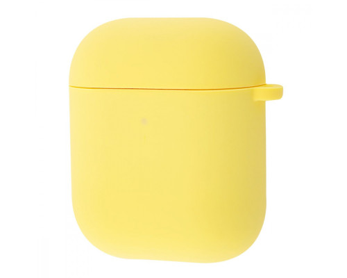 Чохол Silicone Case Full for AirPods 1/2 yellow