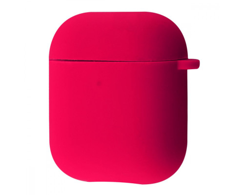 Чохол Silicone Case Full for AirPods 1/2 rose red