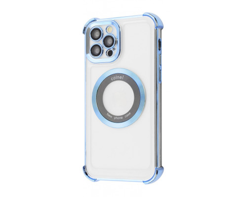 Чохол Glossy Case with Magnetic Ring iPhone 12 Pro sierra blue