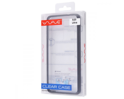 Чохол WAVE Clear Case (PC+TPU) Samsung Galaxy S20 Ultra (G988B) black