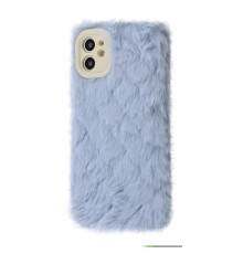 Чохол Fluffy Love Case iPhone 15 Pro blue
