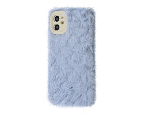 Чохол Fluffy Love Case iPhone 15 Pro blue