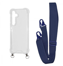Чохол WAVE Clear Case with Strap Samsung Galaxy A35 midnight blue 2001001905378