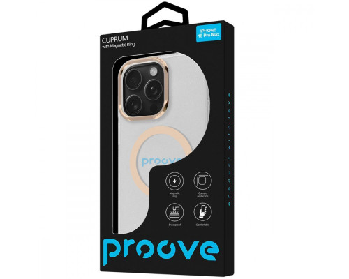 Чохол Proove Cuprum Case with Magnetic Ring iPhone 16 Pro Max white 2003000214635 6901125557841