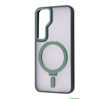 Чохол WAVE Attraction Case with Magnetic Ring Samsung Galaxy S24 Plus green