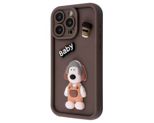 Чохол Pretty Things Case iPhone 13 Pro brown/baby
